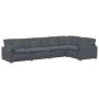 Sofá modular con cojines terciopelo gris oscuro by , Sofas - Ref: Foro24-3321329, Price: 1,00 €, Discount: %