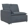 Sofá modular con cojines terciopelo gris oscuro by , Sofas - Ref: Foro24-3321329, Price: 1,00 €, Discount: %