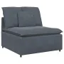 Sofá modular con cojines terciopelo gris oscuro by , Sofas - Ref: Foro24-3321329, Price: 1,00 €, Discount: %