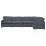 Sofá modular con cojines terciopelo gris oscuro by , Sofas - Ref: Foro24-3321329, Price: 1,00 €, Discount: %