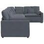 Sofá modular con cojines terciopelo gris oscuro by , Sofas - Ref: Foro24-3321329, Price: 1,00 €, Discount: %