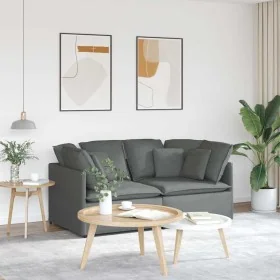 Sofá modular con cojines de tela gris oscuro von , Sofas - Ref: Foro24-3321238, Preis: 422,53 €, Rabatt: %