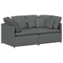 Sofá modular con cojines de tela gris oscuro von , Sofas - Ref: Foro24-3321238, Preis: 422,53 €, Rabatt: %