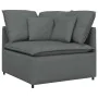 Sofá modular con cojines de tela gris oscuro von , Sofas - Ref: Foro24-3321238, Preis: 422,53 €, Rabatt: %