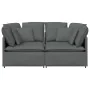 Sofá modular con cojines de tela gris oscuro von , Sofas - Ref: Foro24-3321238, Preis: 422,53 €, Rabatt: %