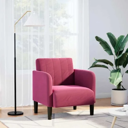 Sillón con reposabrazos Terciopelo Rojo Vino 54 cm von , Sessel - Ref: Foro24-4100582, Preis: 108,02 €, Rabatt: %