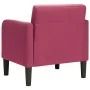 Sillón con reposabrazos Terciopelo Rojo Vino 54 cm von , Sessel - Ref: Foro24-4100582, Preis: 108,02 €, Rabatt: %