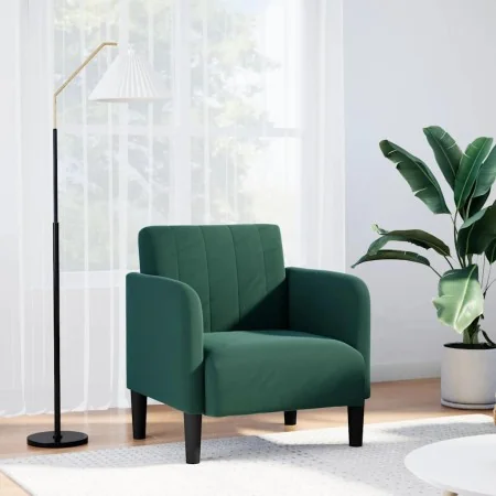 Sillón con reposabrazos Terciopelo Verde Oscuro 54 cm von , Sessel - Ref: Foro24-4100580, Preis: 121,87 €, Rabatt: %