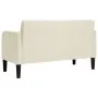 Sofá Loveseat terciopelo crema 109 cm by , Sofas - Ref: Foro24-4100594, Price: 165,89 €, Discount: %
