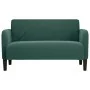 Sofá Loveseat verde oscuro 109 cm terciopelo by , Sofas - Ref: Foro24-4100589, Price: 184,37 €, Discount: %