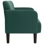 Sofá Loveseat verde oscuro 109 cm terciopelo by , Sofas - Ref: Foro24-4100589, Price: 184,37 €, Discount: %