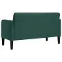 Sofá Loveseat verde oscuro 109 cm terciopelo by , Sofas - Ref: Foro24-4100589, Price: 184,37 €, Discount: %