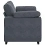 Sofá Loveseat gris oscuro 120 cm terciopelo von , Sofas - Ref: Foro24-4105258, Preis: 244,50 €, Rabatt: %