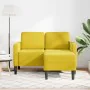 Sofá 2 plazas con chaise longue en forma L amarillo 125 cm by , Sofas - Ref: Foro24-4107074, Price: 214,56 €, Discount: %