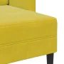 Sofá 2 plazas con chaise longue en forma L amarillo 125 cm by , Sofas - Ref: Foro24-4107074, Price: 214,56 €, Discount: %