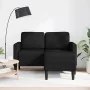 Sofá 2 plazas con chaise longue en forma de L negro 125 cm by , Sofas - Ref: Foro24-4107083, Price: 213,54 €, Discount: %