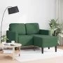 Sofá de 2 plazas con chaise longue en forma de L verde 125 cm von , Sofas - Ref: Foro24-4107081, Preis: 237,04 €, Rabatt: %
