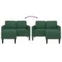 Sofá de 2 plazas con chaise longue en forma de L verde 125 cm von , Sofas - Ref: Foro24-4107081, Preis: 237,04 €, Rabatt: %