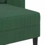 Sofá de 2 plazas con chaise longue en forma de L verde 125 cm von , Sofas - Ref: Foro24-4107081, Preis: 237,04 €, Rabatt: %