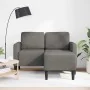 Sofá de 2 plazas con chaise longue en forma L gris claro 125 cm by , Sofas - Ref: Foro24-4107076, Price: 230,86 €, Discount: %