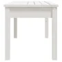 Banco de jardín madera maciza pino blanco 109x44x45 cm de vidaXL, Bancos de jardín - Ref: Foro24-824005, Precio: 70,08 €, Des...