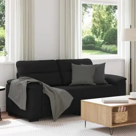Sofá 2 plazas Tela Negro 140 cm von , Sofas - Ref: Foro24-4105309, Preis: 227,60 €, Rabatt: %