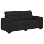 Sofá 2 plazas Tela Negro 140 cm by , Sofas - Ref: Foro24-4105309, Price: 227,60 €, Discount: %