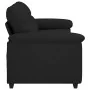 Sofá 2 plazas Tela Negro 140 cm by , Sofas - Ref: Foro24-4105309, Price: 227,60 €, Discount: %