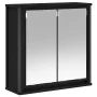 Mueble de baño de pared con espejo roble negro 60x21x60 cm von , Badezimmerwaschtische - Ref: Foro24-861897, Preis: 69,30 €, ...