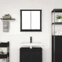 Mueble de baño de pared con espejo roble negro 60x21x60 cm von , Badezimmerwaschtische - Ref: Foro24-861897, Preis: 69,30 €, ...