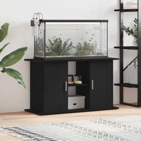 Soporte para acuario de madera de roble negro 101x41x58 cm by , Aquarium supports - Ref: Foro24-862153, Price: 100,53 €, Disc...