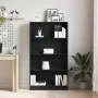 Estantería de 4 niveles de roble negro 80x24x143 cm by , Bookcases and shelves - Ref: Foro24-862002, Price: 80,61 €, Discount: %