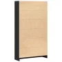 Estantería de 4 niveles de roble negro 80x24x143 cm by , Bookcases and shelves - Ref: Foro24-862002, Price: 80,61 €, Discount: %