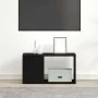 Mueble de TV de madera de roble negro 60x24x32 cm de , Muebles TV - Ref: Foro24-862077, Precio: 30,33 €, Descuento: %