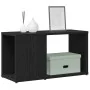Mueble de TV de madera de roble negro 60x24x32 cm de , Muebles TV - Ref: Foro24-862077, Precio: 30,33 €, Descuento: %