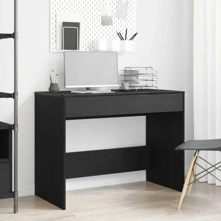 Escritorio roble negro 101x50x76,5 cm madera de ingeniería de , Escritorios - Ref: Foro24-862080, Precio: 89,20 €, Descuento: %