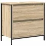 Mueble de baño con lavabo y cajones roble Sonoma 60x34,5x60 cm de , Tocadores de baño - Ref: Foro24-861883, Precio: 65,53 €, ...