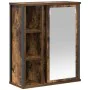 Mueble de baño de pared con espejo roble ahumado 50x21x60 cm de , Tocadores de baño - Ref: Foro24-861904, Precio: 62,06 €, De...