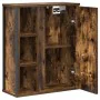Mueble de baño de pared con espejo roble ahumado 50x21x60 cm de , Tocadores de baño - Ref: Foro24-861904, Precio: 62,06 €, De...