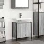 Mueble de baño con lavabo gris Sonoma 60x34,5x60 cm von , Badezimmerwaschtische - Ref: Foro24-861895, Preis: 61,44 €, Rabatt: %