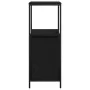 Mueble de baño con estantes roble negro 36x35x95 cm de , Tocadores de baño - Ref: Foro24-861912, Precio: 53,16 €, Descuento: %