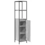 Mueble de baño con estantes gris Sonoma 36x35x165 cm by , bathroom vanities - Ref: Foro24-861910, Price: 73,00 €, Discount: %