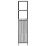 Mueble de baño con estantes gris Sonoma 36x35x165 cm by , bathroom vanities - Ref: Foro24-861910, Price: 73,00 €, Discount: %