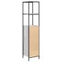 Mueble de baño con estantes gris Sonoma 36x35x165 cm by , bathroom vanities - Ref: Foro24-861910, Price: 73,00 €, Discount: %