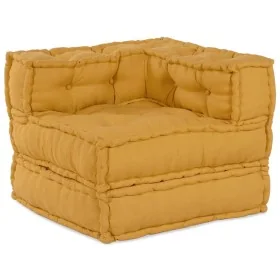 Puf modular de tela amarillo 70x70x54 von , Kissen für Stühle und Sofas - Ref: Foro24-4019037, Preis: 145,70 €, Rabatt: %
