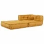 Puf modular de tela amarillo 70x70x54 by , Cushions for chairs and sofas - Ref: Foro24-4019037, Price: 145,70 €, Discount: %