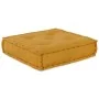 Puf modular de tela amarillo 70x70x54 by , Cushions for chairs and sofas - Ref: Foro24-4019037, Price: 145,70 €, Discount: %