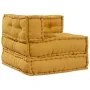 Puf modular de tela amarillo 70x70x54 by , Cushions for chairs and sofas - Ref: Foro24-4019037, Price: 145,70 €, Discount: %
