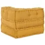 Puf modular de tela amarillo 70x70x54 by , Cushions for chairs and sofas - Ref: Foro24-4019037, Price: 145,70 €, Discount: %