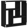 Estante de pared de madera ingeniería roble negro 45x16x45 cm de , Estantes y estanterías - Ref: Foro24-862511, Precio: 32,26...